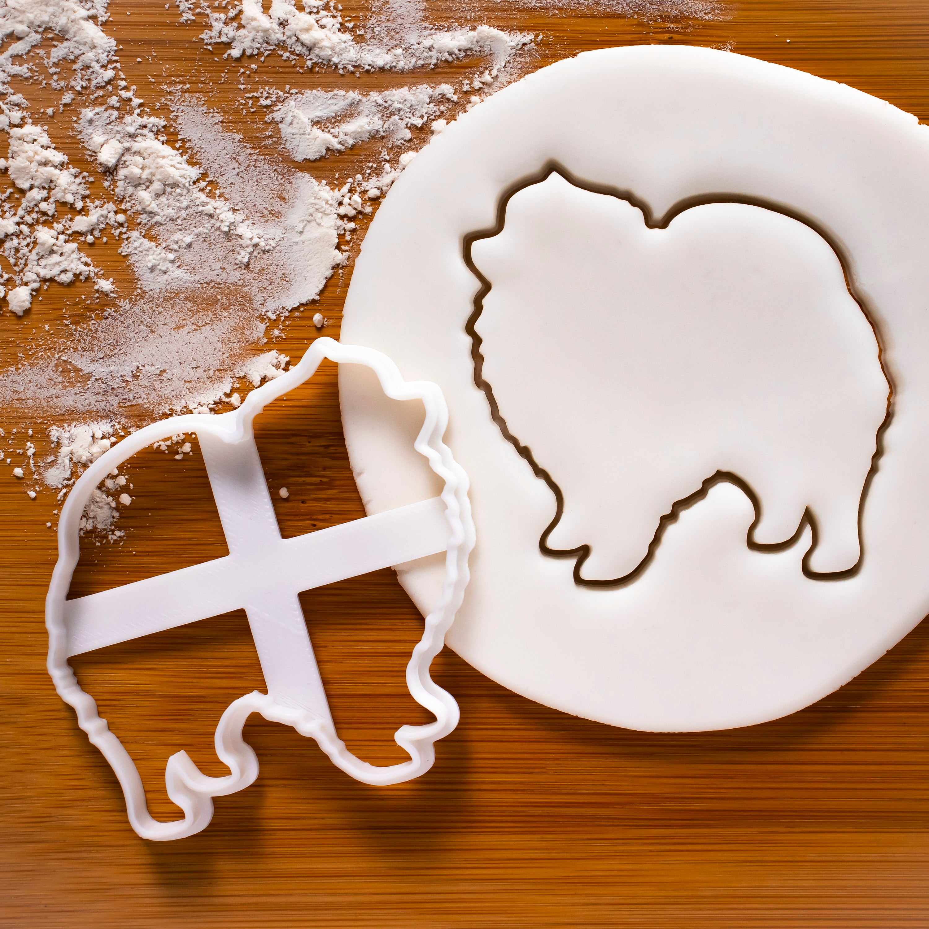 Pomeranian Silhouette Cookie Cutter Bakerlogy