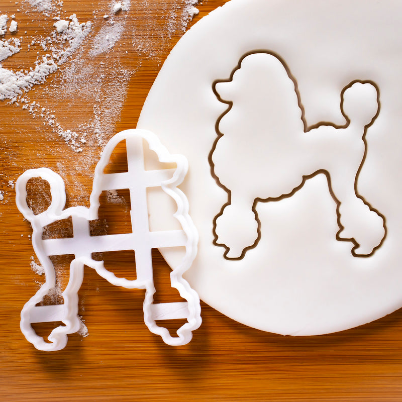 poodle dog silhouette cookie cutter