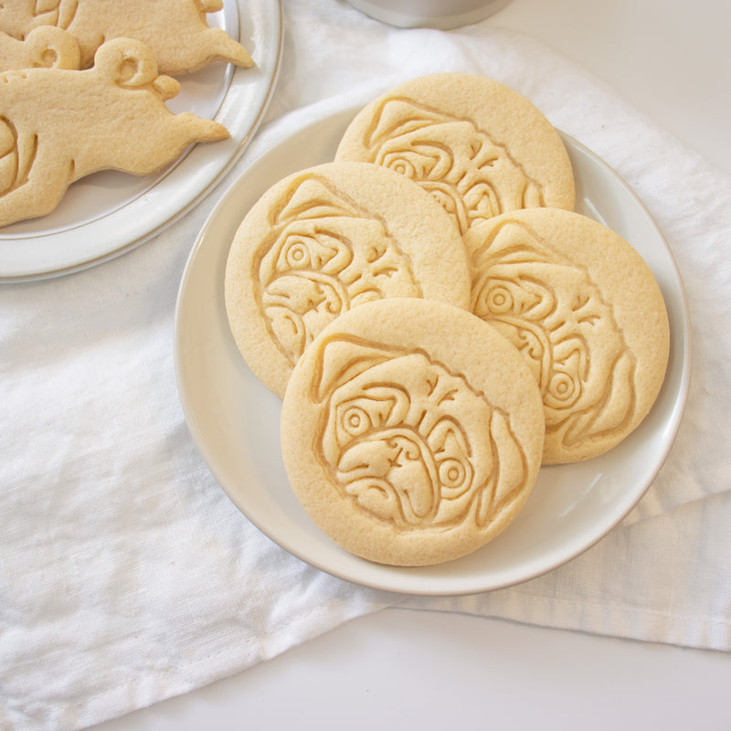 pug face cookies