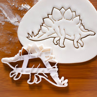 Realistic Stegosaurus cookie cutter