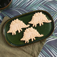 Realistic Stegosaurus Dinosaur cookies