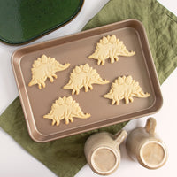 Realistic Stegosaurus Dinosaur cookies