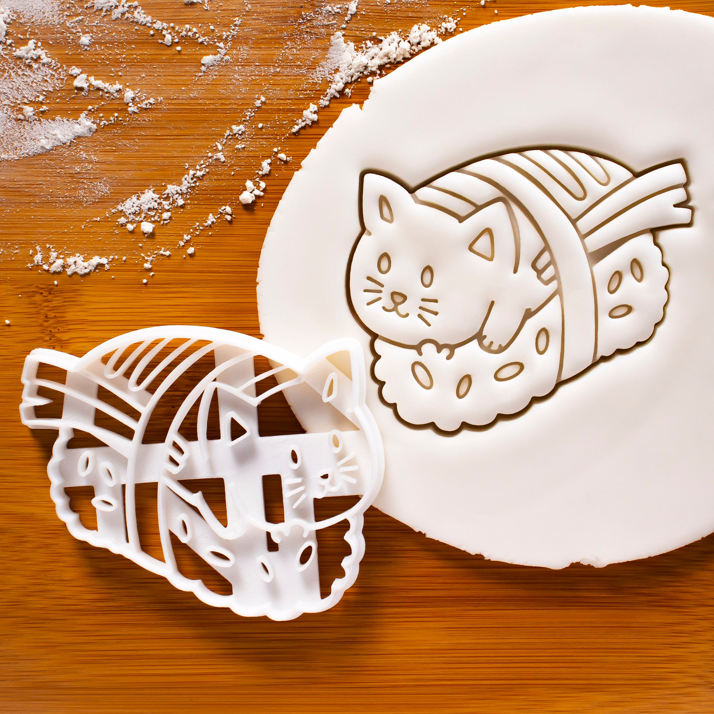 Sushi Cat Cookie Cutter – Bakerlogy