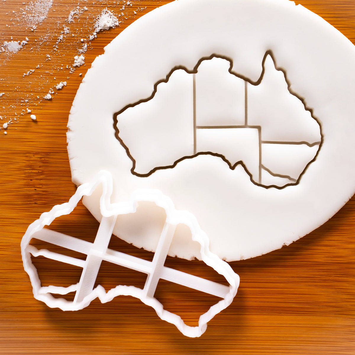 map of mainland Australia cookie cutter