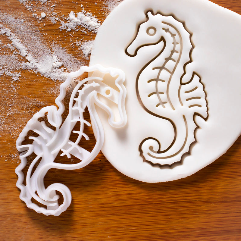 nautical seahorse cookie cutter