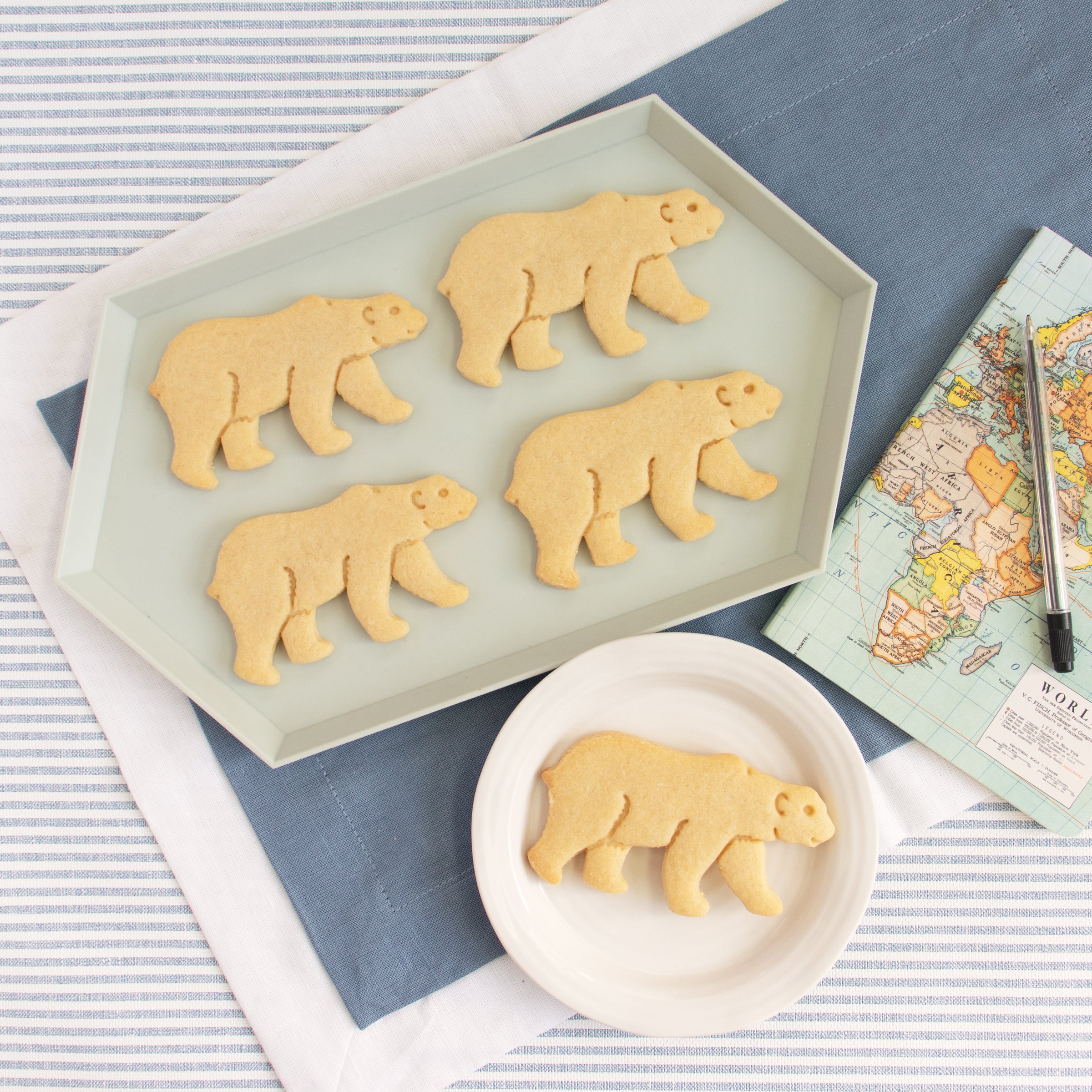 polar bear cookies