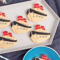 ferry ship cookies