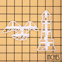 Seagull and Lighthouse Cookie Cutters
