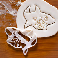 cute shark cookie cutter