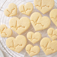 Small and Large ECG cookies