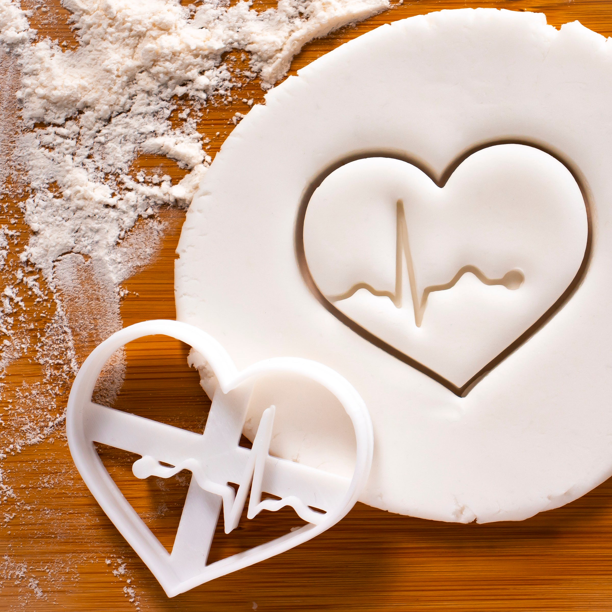 small ecg cookie cutter