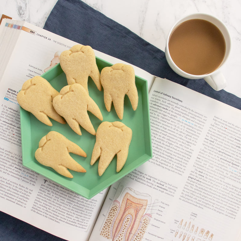 realistic tooth cookies