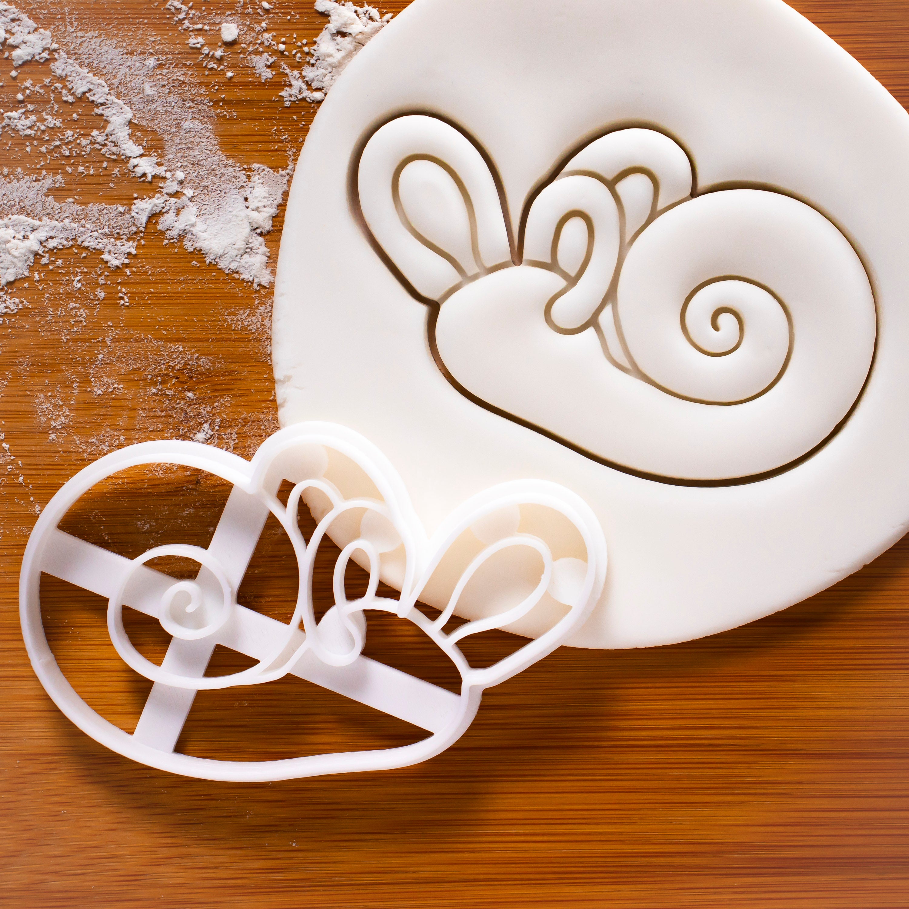 Inner Ear Cochlea Cookie Cutter