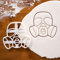 Biohazard Gas Mask Cookie Cutter