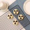 science radiation symbol cookies