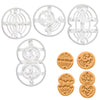 set of 4 mitosis cookie cutters: metaphase anaphase telophase prophase