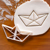origami boat cookie cutter