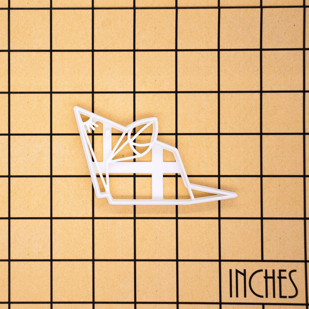 origami mouse cookie cutter