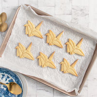 origami crane cookies