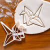 origami crane cookie cutter