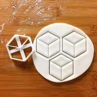 Hexagon Cuboid Cookie Cutter