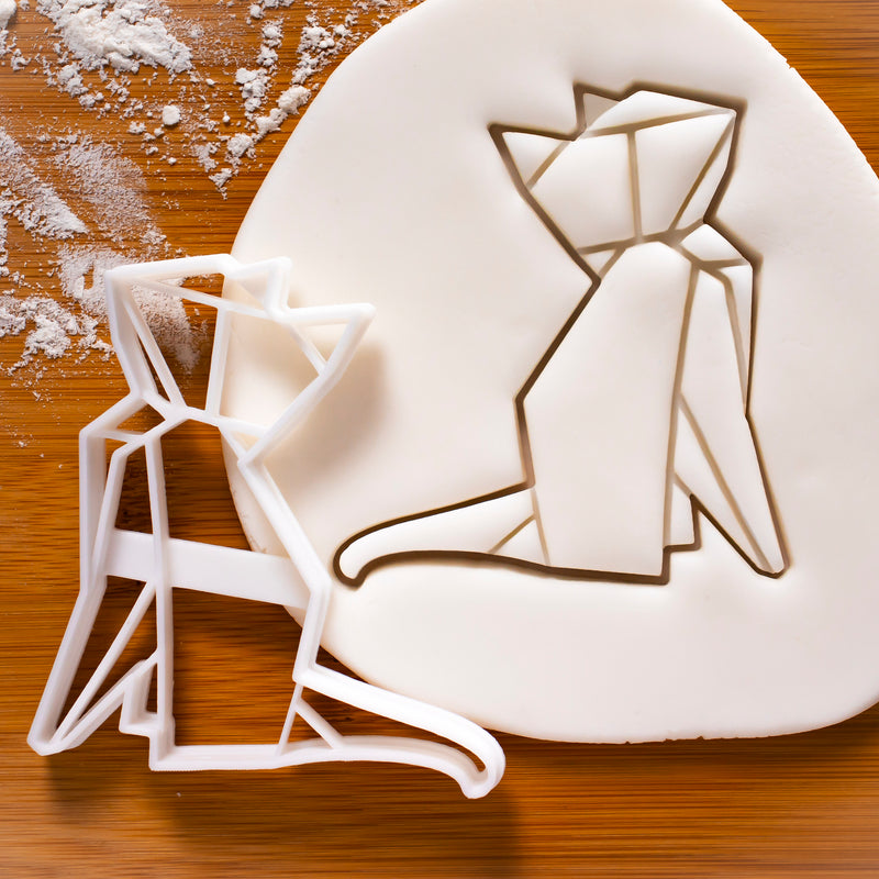 origami cat cookie cutter