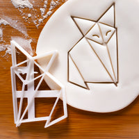 origami fox cookie cutter