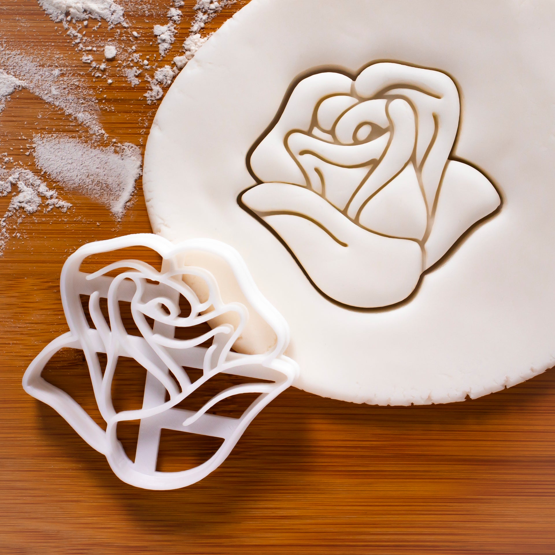 rose plant cutter Rose Cookie Cutter – Bakerlogy