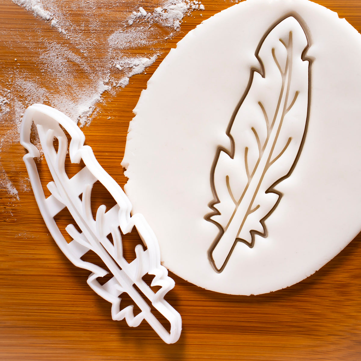 feather cookie cutter