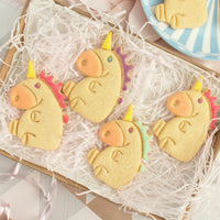 cute unicorn body cookies