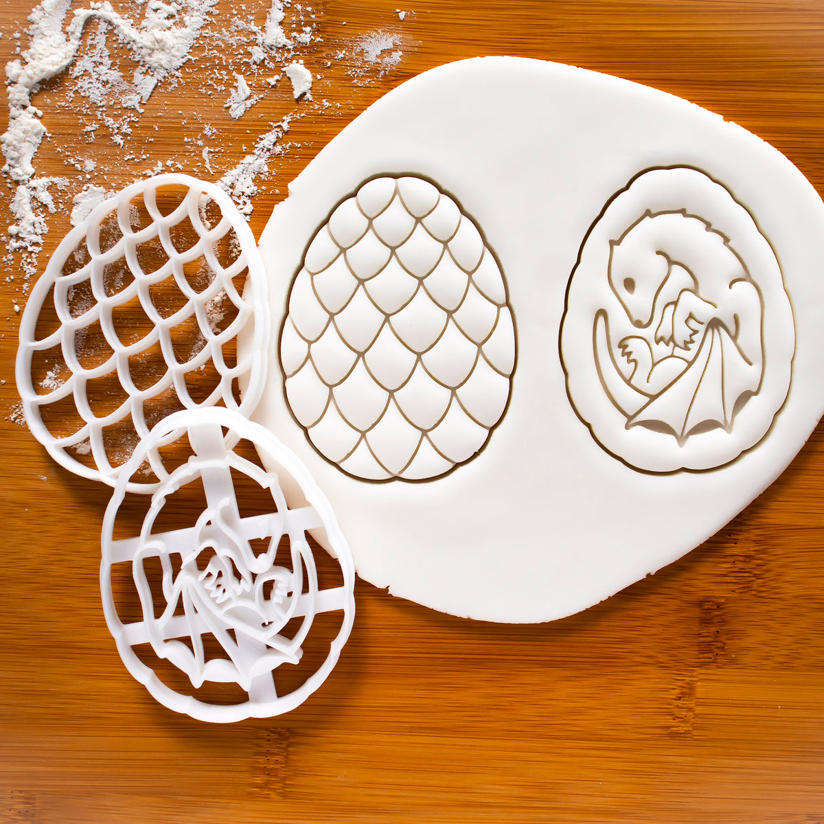 Dragon Egg and Dragon Baby Cookie Cutters
