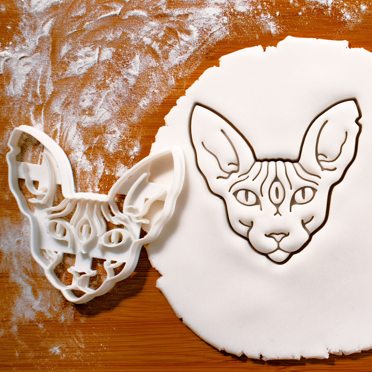 Sphynx Cat with 3rd Eye cookie cutter