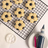 small soccer ball cookies