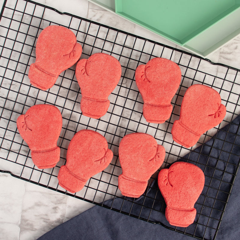 boxing gloves cookies