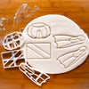 Scuba Diving Flag, Goggles & Flippers Cookie Cutters