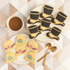 top hat and cloche hat cookies