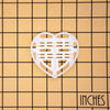 chinese wedding cookie cutter (heart outline)