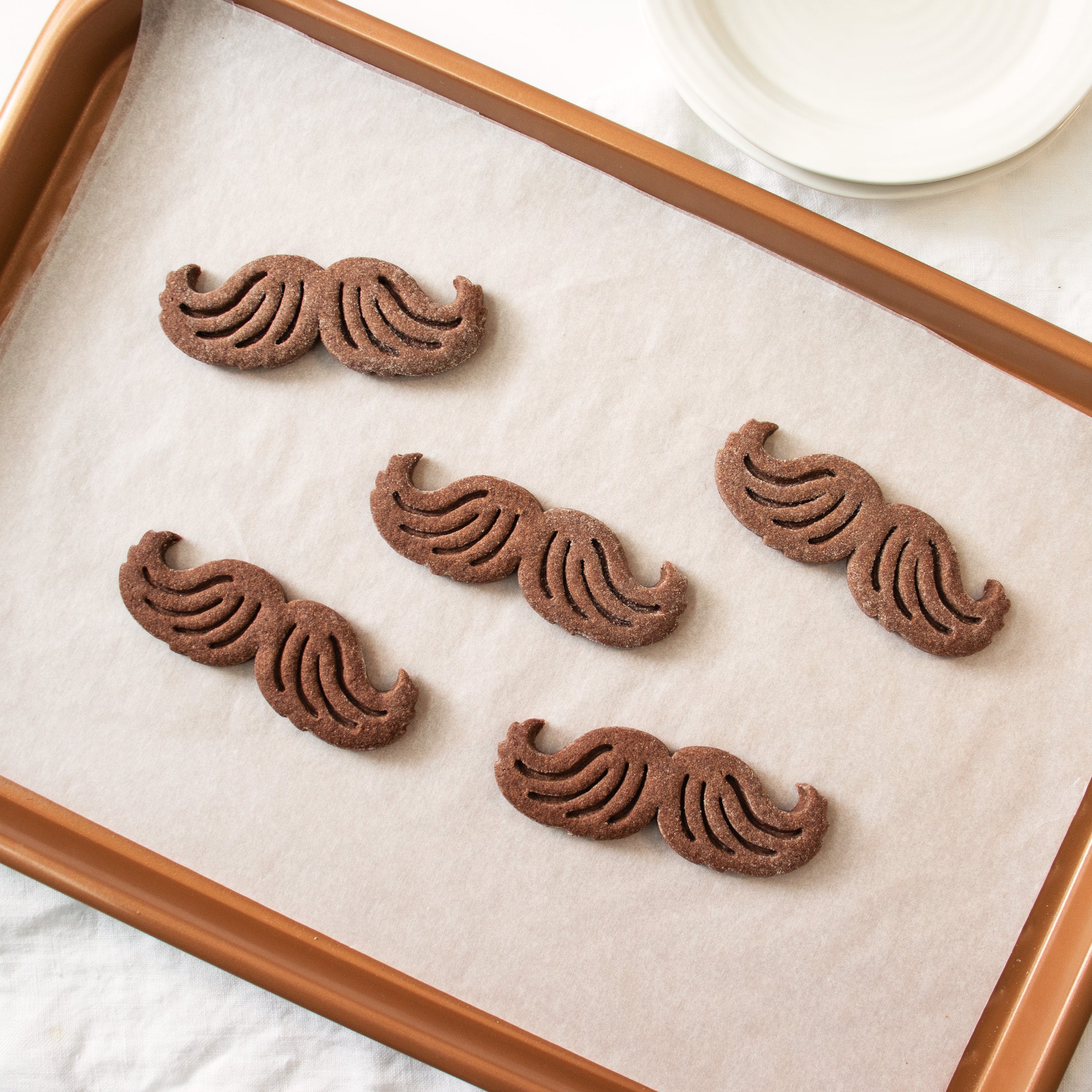 Mustache Cookies