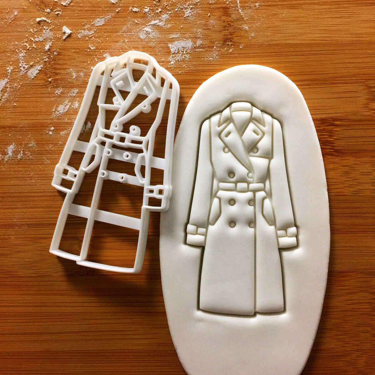 Trench Coat Cookie Cutter