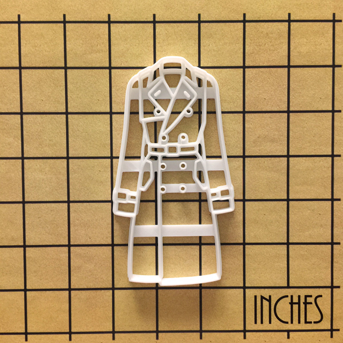 Trench Coat Cookie Cutter