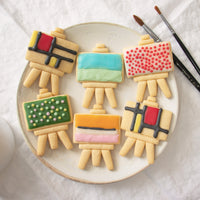 artist easel stand cookies