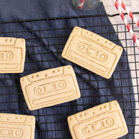 cassette tape cookies