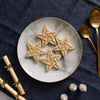 5 sided origami star christmas cookies