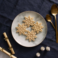 8 sided origami star christmas cookies