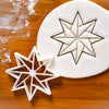 8 Sided Origami Star Cookie Cutter