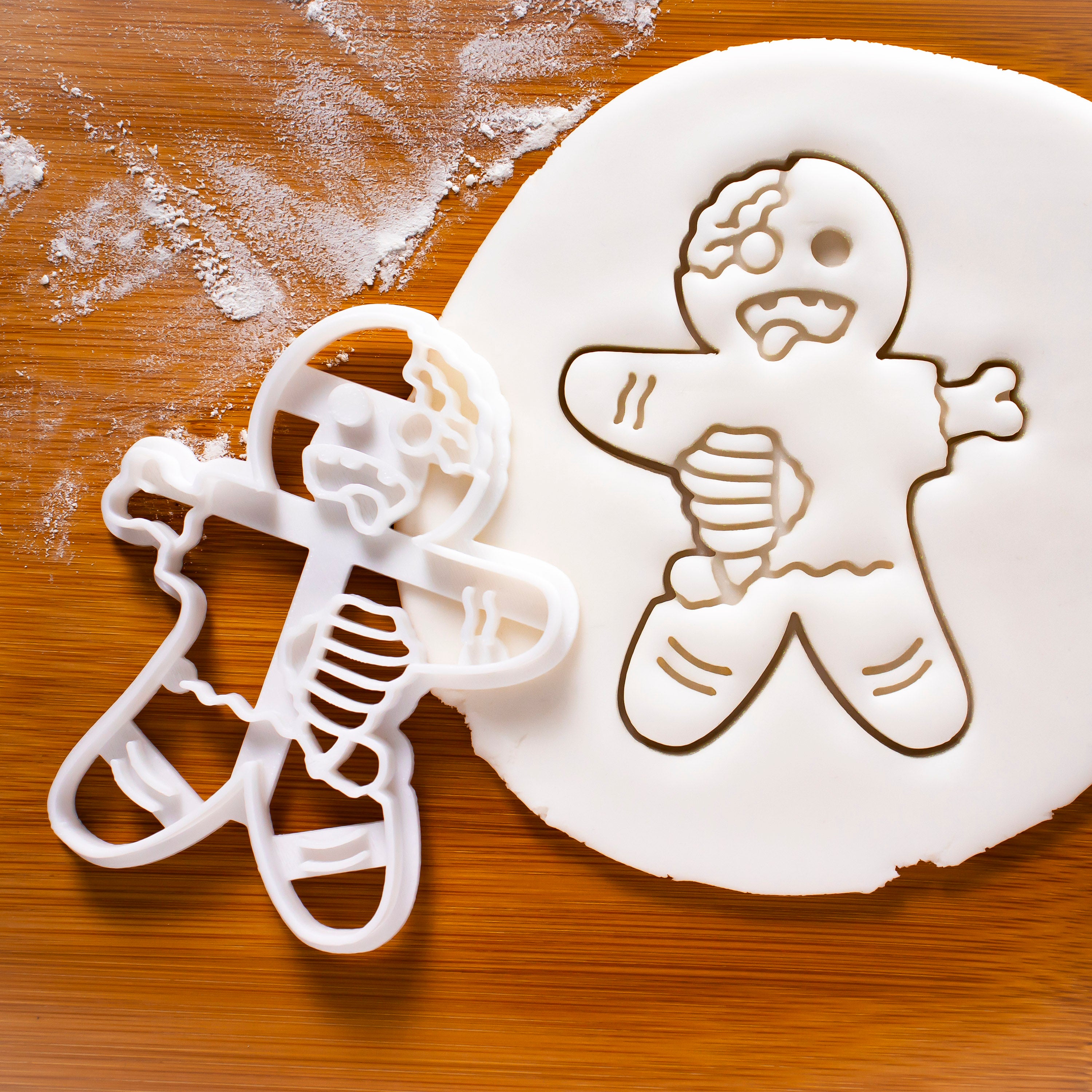 Zombie Gingerbread Man Cookie Cutter – Bakerlogy