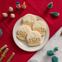 snow globe christmas cookies