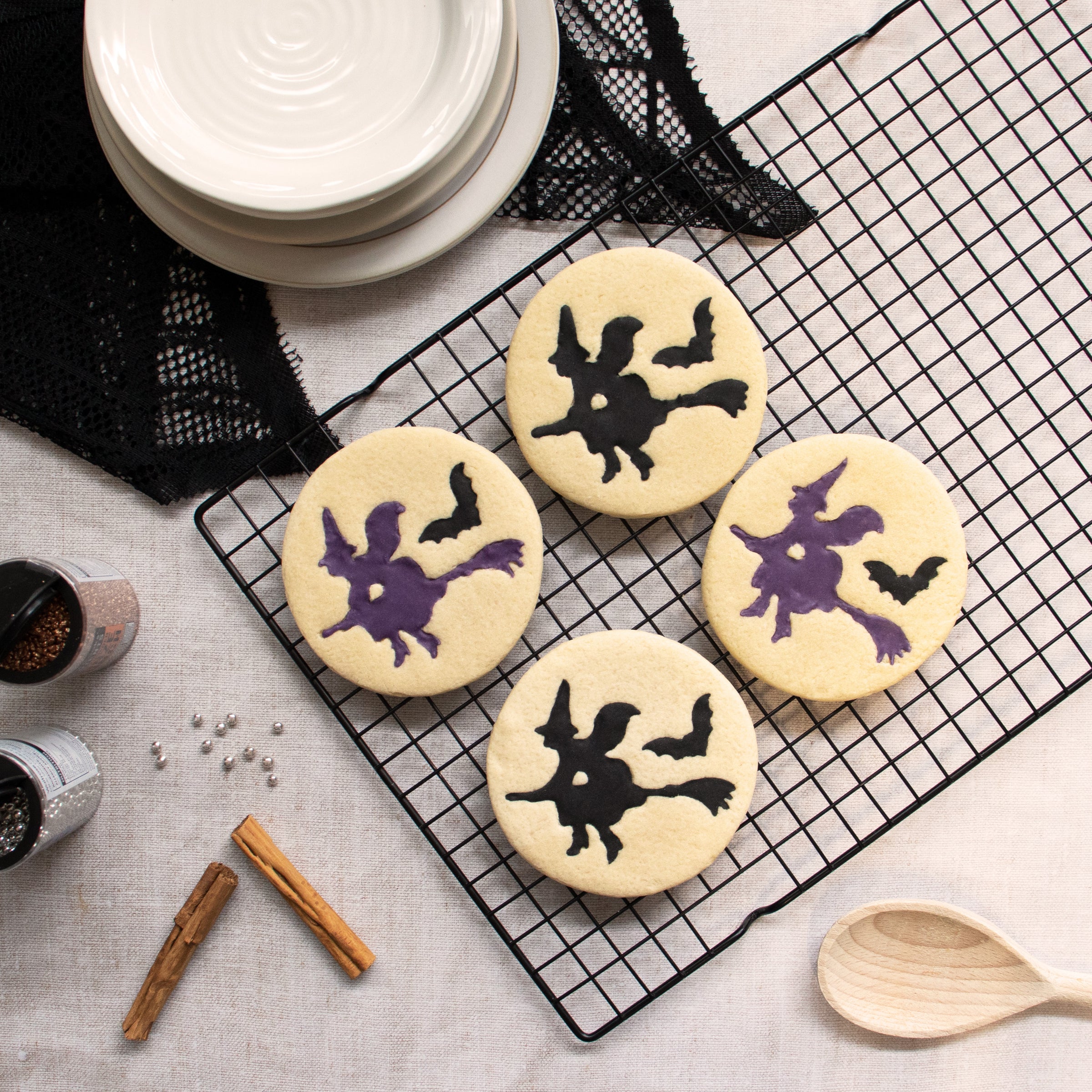 halloween witch cookies