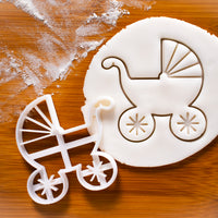 baby pram cookie cutter