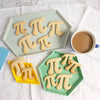 small and large pi cookies